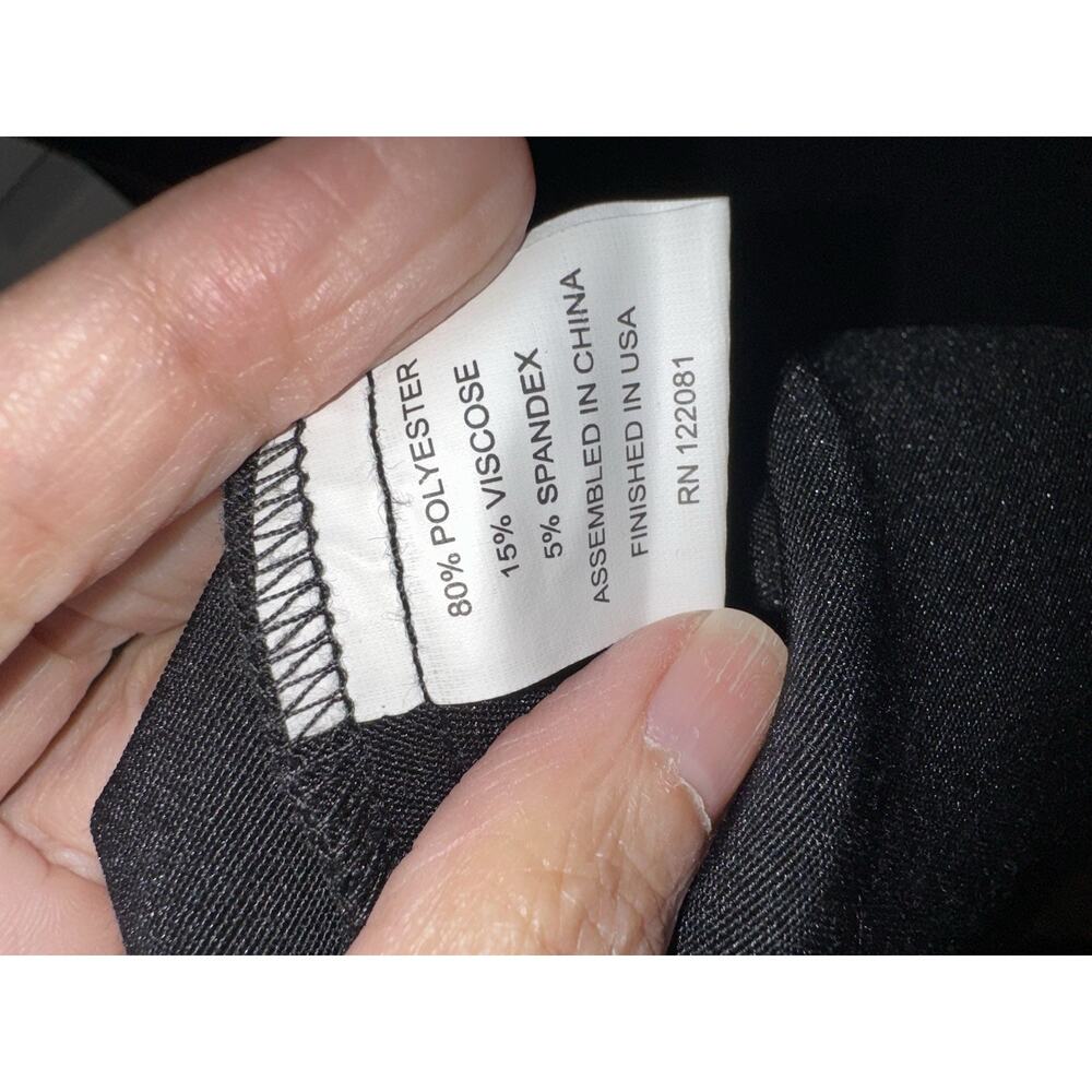 Bettie Page Black White Jazmin Pinup 50s Glam Retro Belted Dress XS - Picture 4 of 5